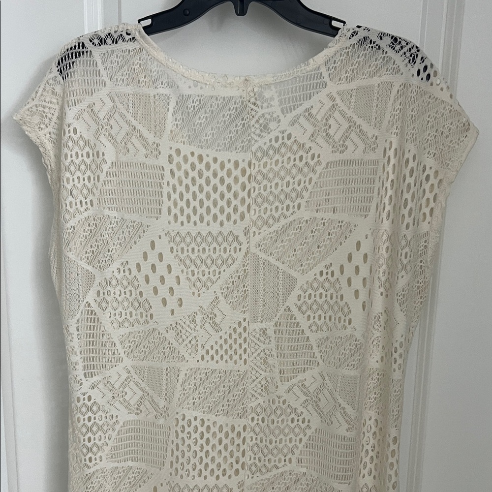 Cream Maxi Bathing Suit Cover Up - Picture 6 of 7